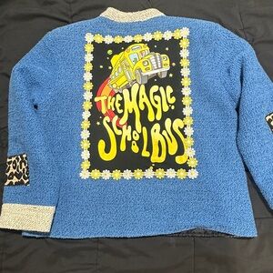 Blue girls Jacket with The Magic School Bus Design